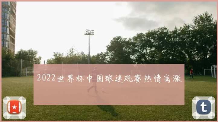 2022世界杯中国球迷观赛热情高涨
